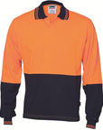 DNC HiVis Cool Breeze Cotton Jersey L/S Food Industry Polo (3906)