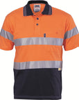 DNC Hivis Cool-Breeze Cotton Jersey Polo With CSR R/Tape - S/S (3915)