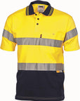 DNC Hivis Cool-Breeze Cotton Jersey Polo With CSR R/Tape - S/S (3915)