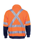 DNC HiVis 1/2 Zip Fleecy with Back & additional Tape on Tail (3930)