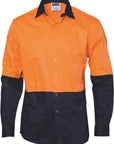 DNC HiVis Food Industry Cool-Breeze Cotton Shirt - Long Sleeve (3942)