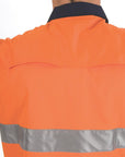 DNC HiVis 3 Way Cool-Breeze Cotton Shirt with CSR/Tape - Long sleeve (3948)