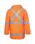 DNC HiVis Cross Back D/N "2 in 1" Contrast Rain Jacket (3995)