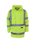 DNC HiVis "X" back Rain jacket Biomotion tape (3996)