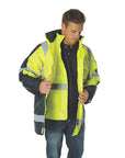 Dnc HiVis Cross Back 2 Tone D/N in Contrast Jacket (Outer Jacket and Inner Vest can be sold separ-(3998)