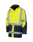 Dnc HiVis Cross Back 2 Tone D/N in Contrast Jacket (Outer Jacket and Inner Vest can be sold separ-(3998)