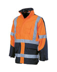 Dnc HiVis Cross Back 2 Tone D/N in Contrast Jacket (Outer Jacket and Inner Vest can be sold separ-(3998)