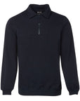 JB's Wear Adults Half Zip Fleecy Sweat (3FSZ)
