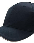 Headwear Breathable Poly Twill With Sandwich Trim Cap (4009)