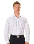DNC Mens Yarn Dyed L/S Check Shirt (4158)