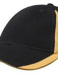 Headwear Brushed Heavy Cotton With Inserts On The Peak & Crown (4014)