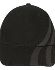 Headwear Brushed Heavy Cotton With Tyre Tracks Cap (4015)