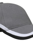 Headwear Brushed Heavy Cotton Tri-Coloured Cap (4026)