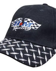 Headwear Brushed Heavy Cotton With Checker Plate On Peak (4044)
