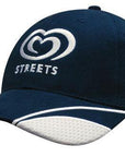 Headwear Brushed Heavy Cotton With Mesh Inserts On Peak (4058)