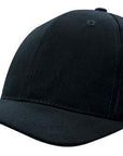 Headwear Brush Heavy Cotton Cap With Snap Back (4141)