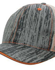 Headwear Wood Printed Fabric/Mesh Back Cap (4143)