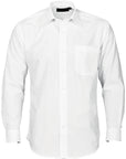 DNC Mens Premier Poplin L/S Business Shirts (4152)