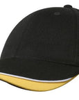 Headwear Brushed Heavy Cotton With Indented Peak (4167)