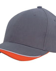 Headwear Brushed Heavy Cotton With Indented Peak (4167)