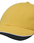 Headwear Brushed Heavy Cotton With Indented Peak (4167)