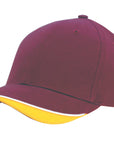 Headwear Brushed Heavy Cotton With Indented Peak (4167)