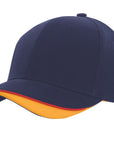 Headwear Brushed Heavy Cotton With Indented Peak (4167)