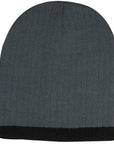 Headwear Two Tone Cable Knit Beanie - Toque (4195)