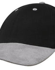 Headwear Brushed Heavy Cotton With Suede Peak Cap (4200)