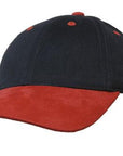 Headwear Brushed Heavy Cotton With Suede Peak Cap (4200)