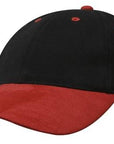 Headwear Brushed Heavy Cotton With Suede Peak Cap (4200)