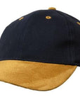 Headwear Brushed Heavy Cotton With Suede Peak Cap (4200)