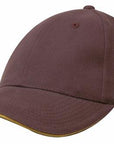 Headwear Brushed Heavy Cotton With Sandwich Trim (4210)