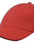 Headwear Brushed Heavy Cotton With Sandwich Trim (4210)