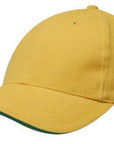 Headwear Brushed Heavy Cotton With Sandwich Trim (4210)