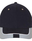 Headwear Brushed Heavy Cotton With Reflective Trim & Tab On Peak Cap (4214)