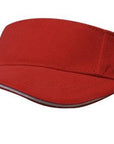 Headwear Brushed Heavy Cotton Visor Cap (4230)