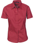 DNC Ladies Premier Stretch Poplin S/S Business Shirts (4231)
