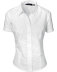 DNC Ladies Tonal Stripe S/S Shirts (4235)