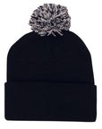 Headwear Acrylic Beanie With Pom Pom (4256)