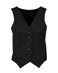 Biz Corporate Womens Peaked Vest with Knitted Back (50111)
