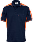DNC Polyester Cotton Panel Polo Shirt - Short Sleeve -(5214)