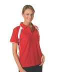 DNC Ladies Poly/Cotton Contrast Raglan Panel Polo (5246)