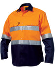 King Gee Reflective Spliced Drill Shirt L/S (K54315)