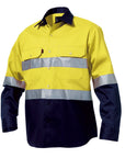 King Gee Reflective Spliced Drill Shirt L/S (K54315)