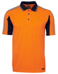 JB's Wear Hi Vis S/S Arm Tape Polo - Adults (6AT4S)