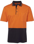 JB's Wear Hi Vis Short Sleeve Cotton Polo - Adults (6CPHV)