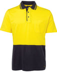 JB's Wear Hi Vis Short Sleeve Cotton Polo - Adults (6CPHV)