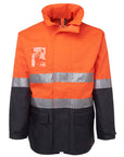 JB's Wear Hi Vis (D+N) Long Line Jacket - Adults (6DNLL)