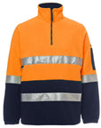 JB's Wear Hi Vis (D+N) 1/2 Zip Polar Fleece (6DNPF)